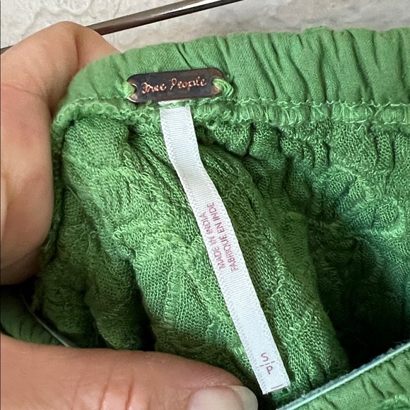 Free people meant to be green strapless eyelet midi dress - Picture 12 of 12